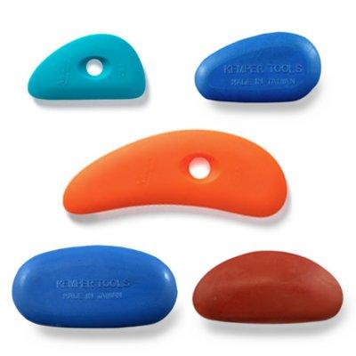 3 Sizes Pottery Ribs Modeling Tools Silica gel Rubber Clay Ribs