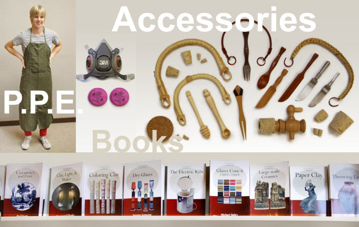 POTTERY BOOKS, ACCESSORIES, PERSONAL PROTECTION