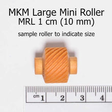 Load image into Gallery viewer, MKM MINI HANDLE ROLLER - BASKET WEAVE (MRL-026)