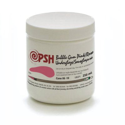 PSH BUBBLE GUM PINK UNDERGLAZE – The Pottery Supply House