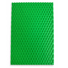 Load image into Gallery viewer, BASKET WEAVE TEXTURE MAT GREEN PLASTIC
