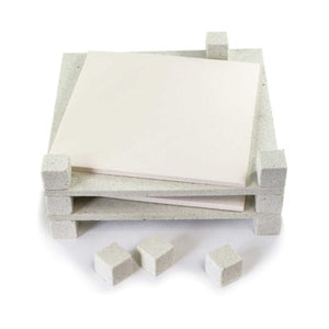 7.1" SQ. Kiln Shelf as Tile Setter