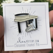 Load image into Gallery viewer, Cloisonné Enamel Pin - Pottery Wheel
