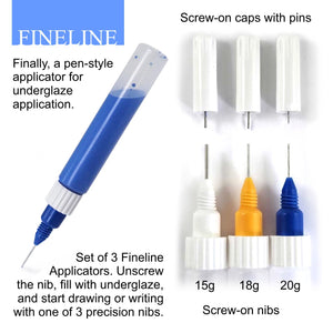 Fineline Pen Underglaze Applicator