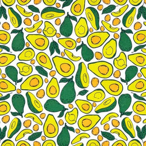 Underglaze Decal Transfer - Avocados