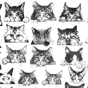 Underglaze Decal -Cats