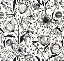 Load image into Gallery viewer, Underglaze Decal Transfer - Flower Doodles
