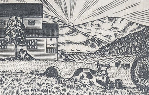 Underglaze Transfer Decal - Farm Life
