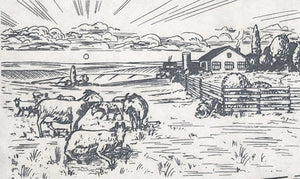 Underglaze Transfer Decal - Farm Life