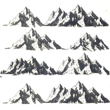 Load image into Gallery viewer, UNDERGLAZE DECAL TRANSFER  - MOUNTAINS
