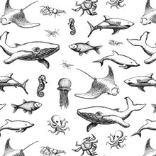 Load image into Gallery viewer, Underglaze Decal - Ocean Creatures
