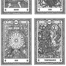Load image into Gallery viewer, Underglaze Decal - Tarot Cards
