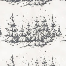 Load image into Gallery viewer, Underglaze Transfer Decal - Winter Trees
