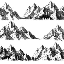 Load image into Gallery viewer, UNDERGLAZE DECAL TRANSFER  - MOUNTAIN
