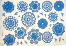 Load image into Gallery viewer, UNDERGLAZE DECAL TRANSFER  - BLUE MANDALAS
