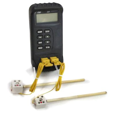 Digital Pyrometer, 2 thermocouples