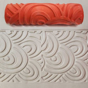 LOONIE ROLLER FOR CLAY - RIPPLE PATTERN – The Pottery Supply House
